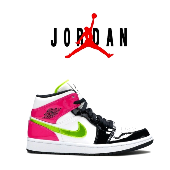 Jordan Shoes Authentic Air Jordan Mid Se White Cyber Active Fuchsia Cz983410 Men 8 Poshmark